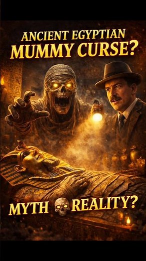Ancient Egyptian Mummy Curse Myth or Reality?🤔 #horror #mystery #history #scary #horrorstories