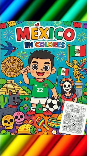 🇲🇽 Mexico in Colors | New Coloring Book Available on Amazon ✨