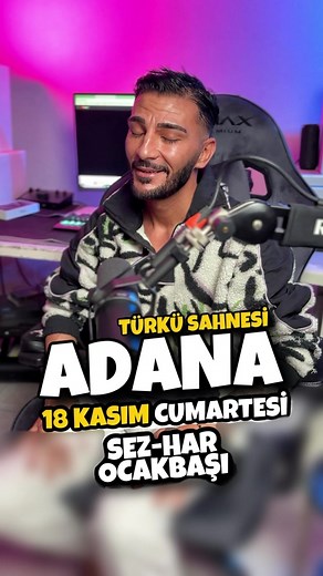 Adana Çukurova Sez-Har Ocakbaşı Türkü Sahnesi | 18 Kasım