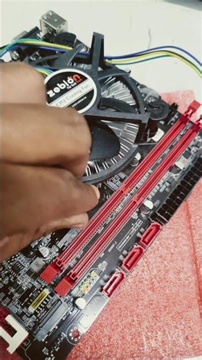 how To cpu cooling fan install!!# trending #computer #shorts#cooling #cpufan