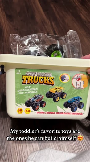 Building Fun with Monster Trucks for Toddlers