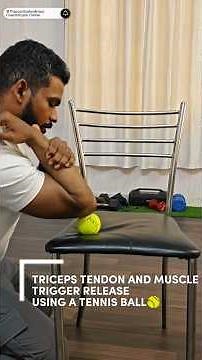 Tricep Tendon Release Explained | Tennis Ball Self-Therapy#TricepPain #ElbowPain #TennisBallRelease