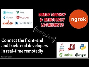 Collaborate front-end and back-end developers in real-time using Ngrok