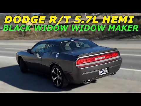 2014 Dodge Challenger R/T 5.7L HEMI V8 Exhaust Sound w/ Black Widow Widow Maker Mufflers!