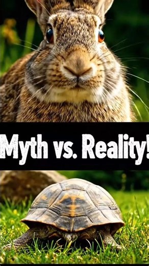 The Real-Life Rabbit vs. Turtle Race! 🐇🐢 #shorts