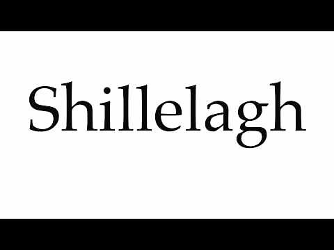 How to Pronounce Shillelagh