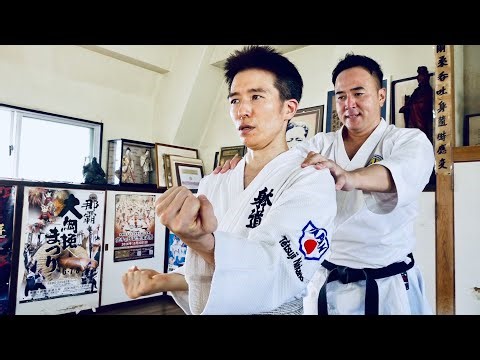 Okinawa Karate "Sanchin"! Secrets of Traditional Body Manipulation