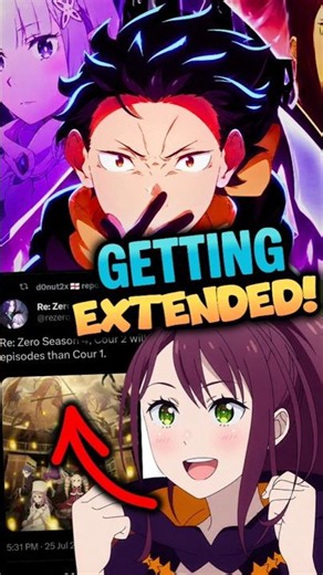 Re:Zero Might Be Getting Extended Episodes..