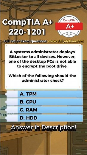 CompTIA A+ (220-1201) Exam-Style Practice Question 2026