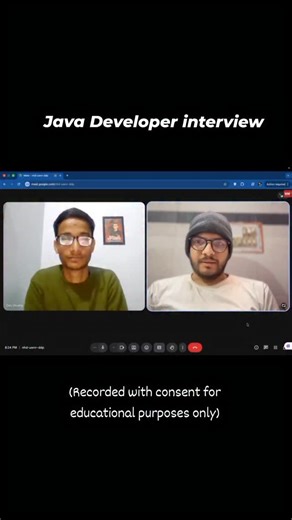 The Angaar Batch on Instagram: "Java developer role Interview #dsa #coding #interview #jobsearch #java"