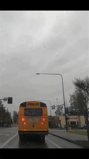Kent Washington School🚌Bus Dist#145 Bus on Routine Route [Covington WA USA]
