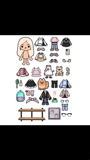 Discover the New Toca Boca Variant Paper Doll