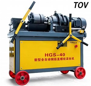 [Hot Item] Hgs-40 Steel Bar Small Threading Machine Rolling Machine for Construction Sites Electric Rolling Threading Machine