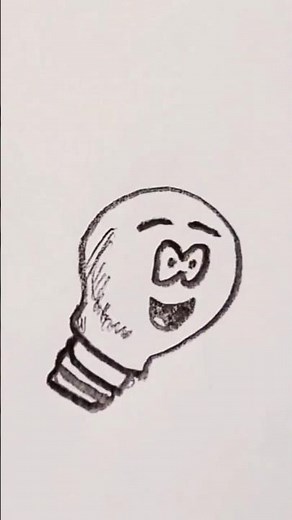 How to draw a lamp step by step with easy fast way