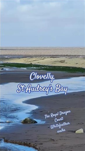 Clovelly & St Audrey's Bay, Royal Dragon Court, Abbe de Vere #ancient #history #royalblood