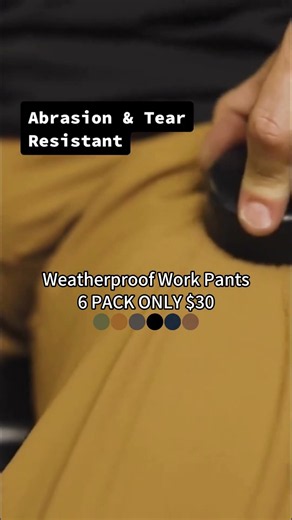 Stretch, resist tears, and repel water. Ready for any season.
