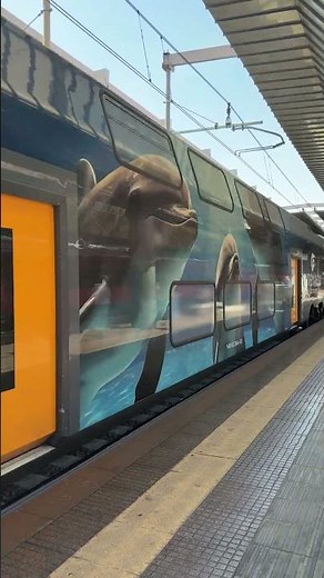 This is how you travel in Italy 🔥Trenitalia Regional Train #trenitalia #railway #railreels #italy