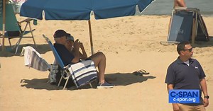 President Biden on the Shore of Rehoboth Beach