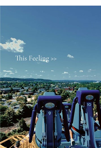 This Feeling >> Riding Skyrush for the first time #rollercoaster #hersheypark #skyrush #thisfeeling #fyp