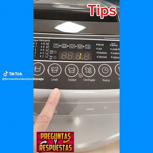 CÓMO PROGRAMAR LAVADORA LG LOS CICLOS MANUALES ?#tips #lavando #lavarropas #lavadorasnuevas #lg #programarlavadora #videotips #tips #Viral