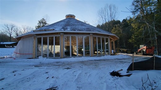 A FIRST LOOK: The protective shelter for Binghamton's century-old Ross Park carousel is nearing completion. Watch the "chilling" video and read this WNBF News story for details: https://wnbf.com/binghamton-ross-park-carousel-enclosure/ | News Radio 1290 WNBF