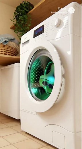 DJ Dino Spins in Washing Machine | Funny 15s Dinosaur Video | Sora Shorts🎥 | AI Video World