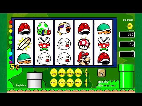 Super Mario World Slots bonus mode