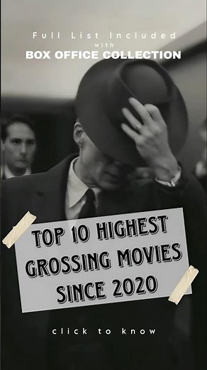Top 10 Highest Grossing Movies Since 2020, Ranked