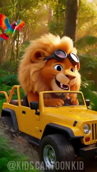 Engaging Kids Cartoon 3D Video