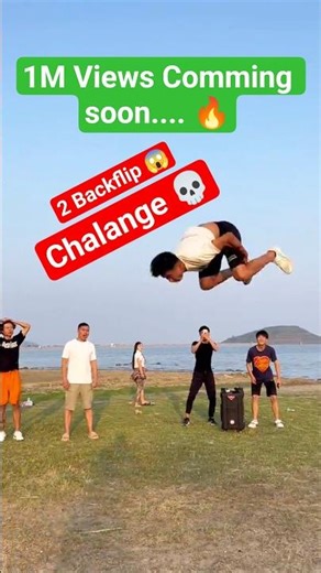 2 Backflip Challenge 🔥| 2 Backflip in One Jump 💀
