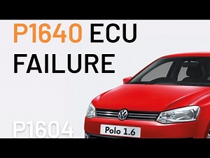 how to fault P1604 Polo Megatronics TCM fault code fixed...