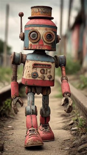 A Tin Robot Toy Soldier #toysoldiers #toysoldier #toy #soldier #robot #toyrobot #soldiertoy #ai #aianimation #aigenerated #aiart