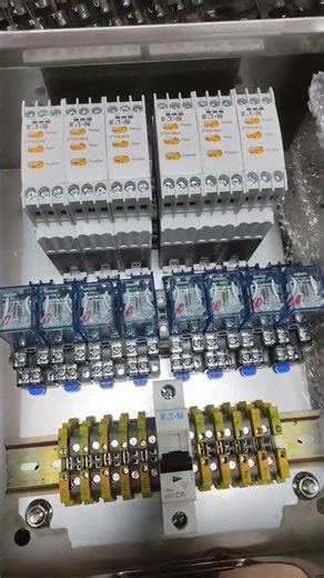 Timers and relay for Ammonia defrost control panel (new project) #electronic #controller #machine