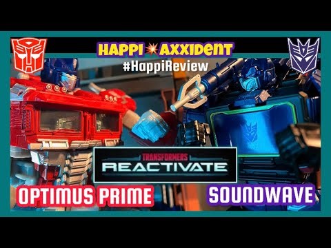 Transformers REACTIVATE SOUNDWAVE & OPTIMUS PRIME Review | Happi Axxident