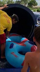 Return Tunnel Water Slide at Yalıcastle Water Park #waterslide #waterpark