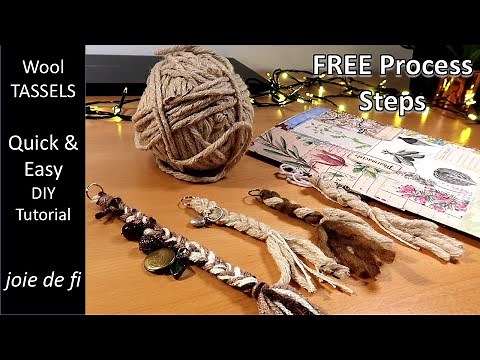 WOOL TASSEL QUICK and EASY ✅ DIY Tutorial