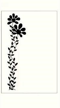 6 Beautiful Black Border Designs for Your Project #art #borderpattern #peacockwall