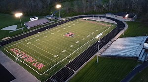 12K views · 180 reactions | THIS IS FOR YOU, CLASS OF 2020! ❤️ Mt. Healthy's football stadium has been lit up in honor of seniors who are missing their final semester together due to the coronavirus pandemic. (Courtesy: Mt. Healthy Schools) | WLWT | Facebook