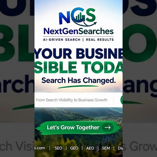 The Future of SEO, GEO, AEO, Search & Digital Marketing | Grow with NextGenSearches