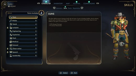 What is the Max Skill Level in Outer Worlds 2