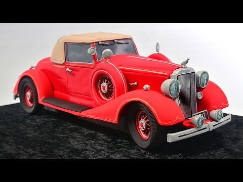 3D Vintage Car Cake Tutorial - Overview