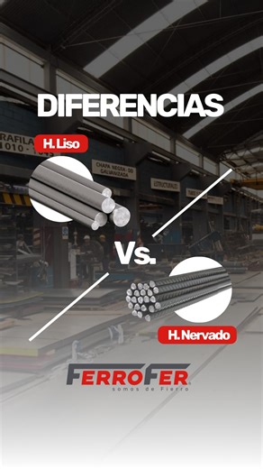 FERROFER on Instagram: "🔩 Hierro nervado vs. hierro liso No es lo mismo, y elegir bien hace toda la diferencia en tu obra. El hierro nervado mejora la adherencia al hormigón, ideal para estructuras. El hierro liso se usa en trabajos más simples o específicos. En Ferrofer te asesoramos para que elijas el material correcto según tu proyecto. 📌 Stock permanente 💳 Financiación en cuotas sin interés 🤝 Asesoramiento personalizado 📍 Perito Moreno 651 – Godoy Cruz, Mendoza 📲 Pedí tu presupuesto y 