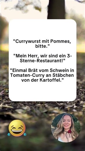 👉 „Currywurst im 3-Sterne-Restaurant 😂 | Lustiger Restaurant-Witz“