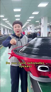 Wow, such a large subwoofer speaker?