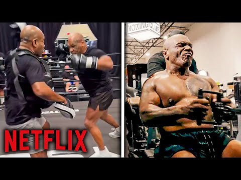 Mike Tyson Full Day Of Training Camp For Jake Paul Fight (Netflix)