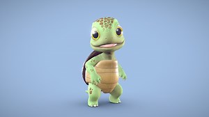 Cute little turtle - Buy Royalty Free 3D model by efrenfreeze
