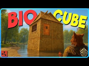 I Built a BIOCUBE w/ Fish Traps, Tea Farming, Bees, and Chickens on Rust!