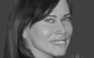 {Artrage6} 素描女头练习全过程