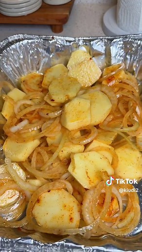 Pollo con papas a la crema — receta fácil y deliciosa