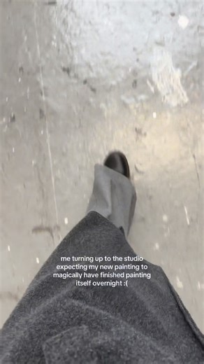 ARTbyEMBURROW on Instagram: "being a 3rd year art student in a nut shell🤎🏅 #art #artist #artstudent #painting #oilpainting"